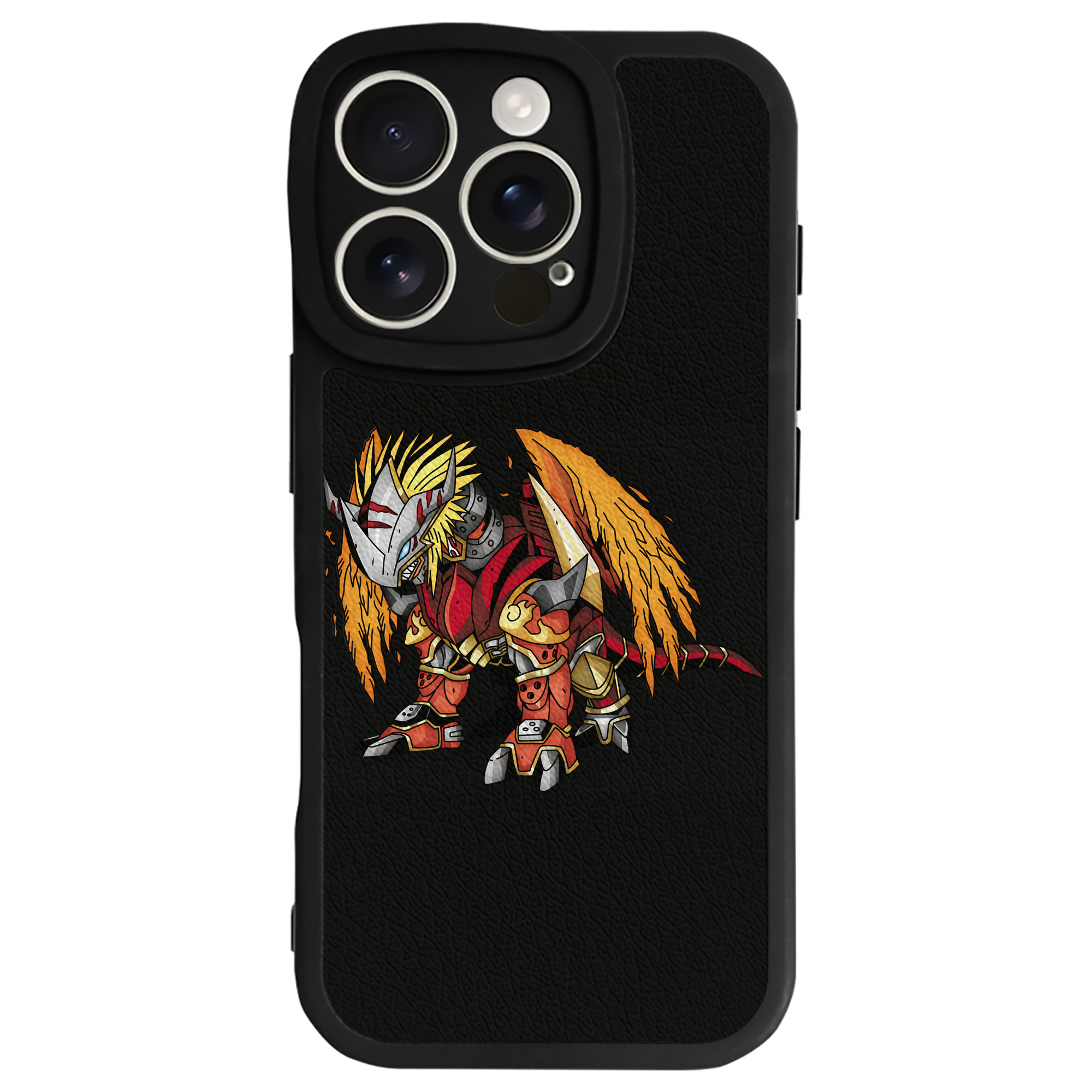 （画像用） Digimon デジタルモンスター/デジモン 【iPhone 16シリーズ対応】シリコンスマホケース（レザー調） 材質：シリコン